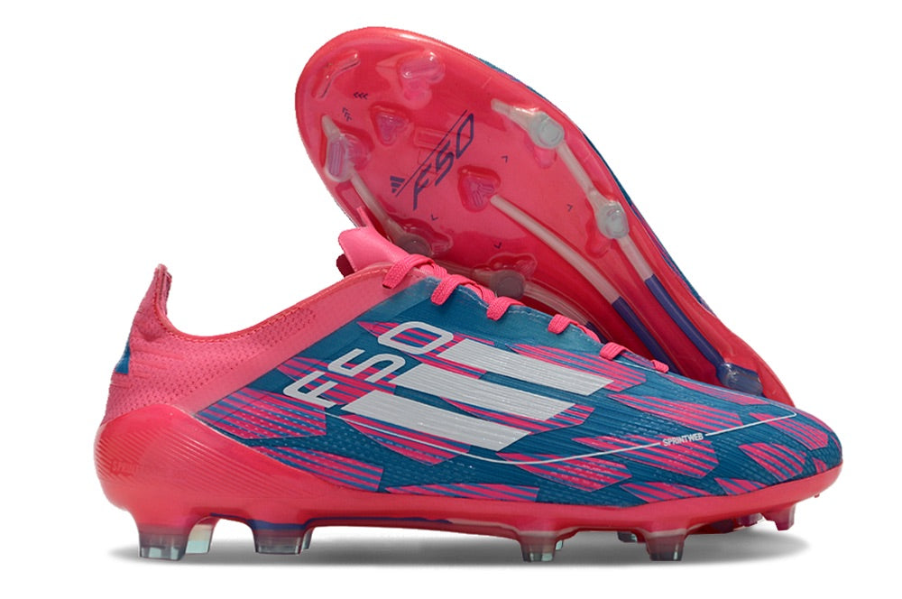 Adidas f50 pienk en blou