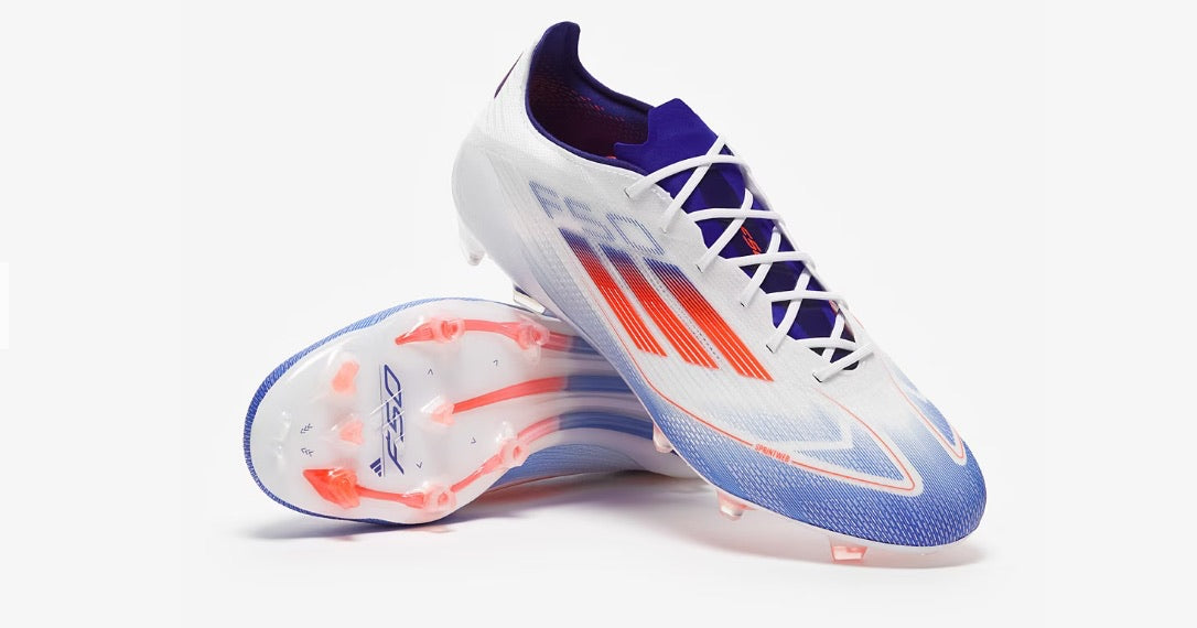 Adidas f50 White,Blue and Red