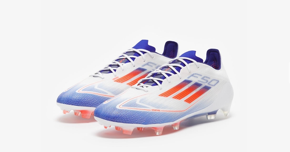 Adidas f50 White,Blue and Red